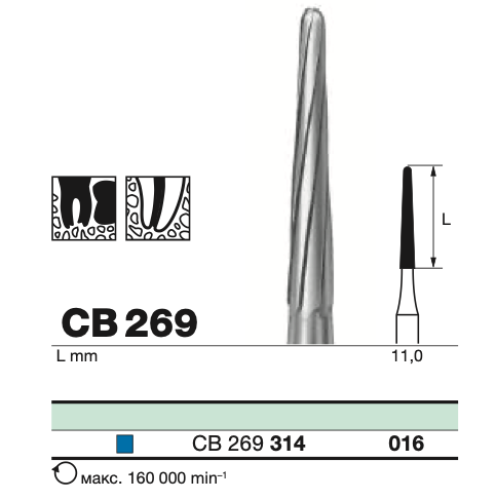 Бор твс D+Z / CB 269 314.016 Линдемана